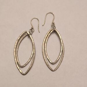 Vintage Silver Tone Dangle Earrings